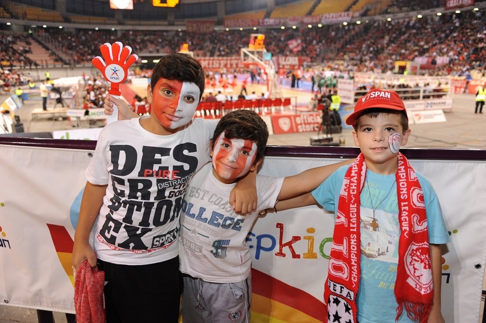 Η «Κερkidα ΟΠΑΠ» σε αγώνα της ΚΑΕ Ολυμπιακός