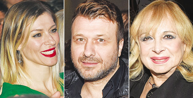 Από αριστερά:Η Ζετα Δούκα, ο Γιάννης Πλούταρχος και η Αννα Φόνσου