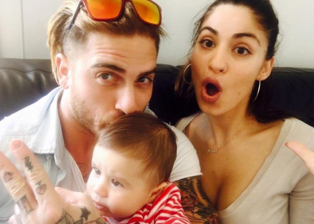 Με την πρώην σύντροφό του Νάταλι Κάτερ και την κόρη τους