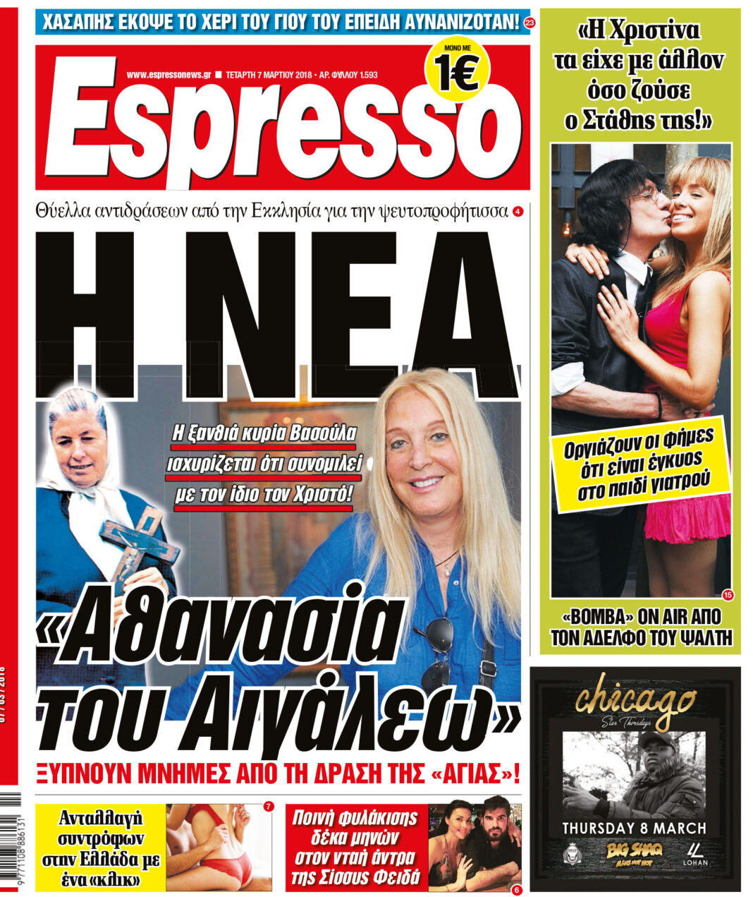 Τεταρτη 07.03.18