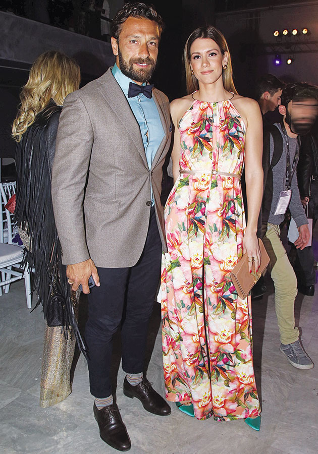 Ο Γιάννης Μαρακάκης με τη Νίκη Θωμοπούλου