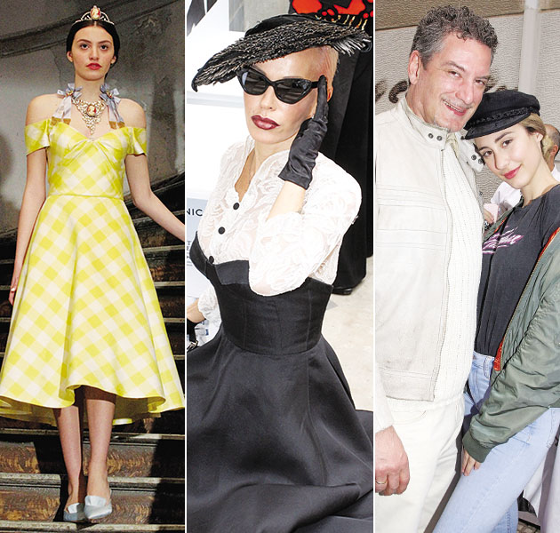 Από αριστερά: Φαίδρα Μαρασλή-Μπάρμπα. Νατάσα Καλογρίδη. Αλέξανδρος και Κιάρα Τσοχατζοπούλου