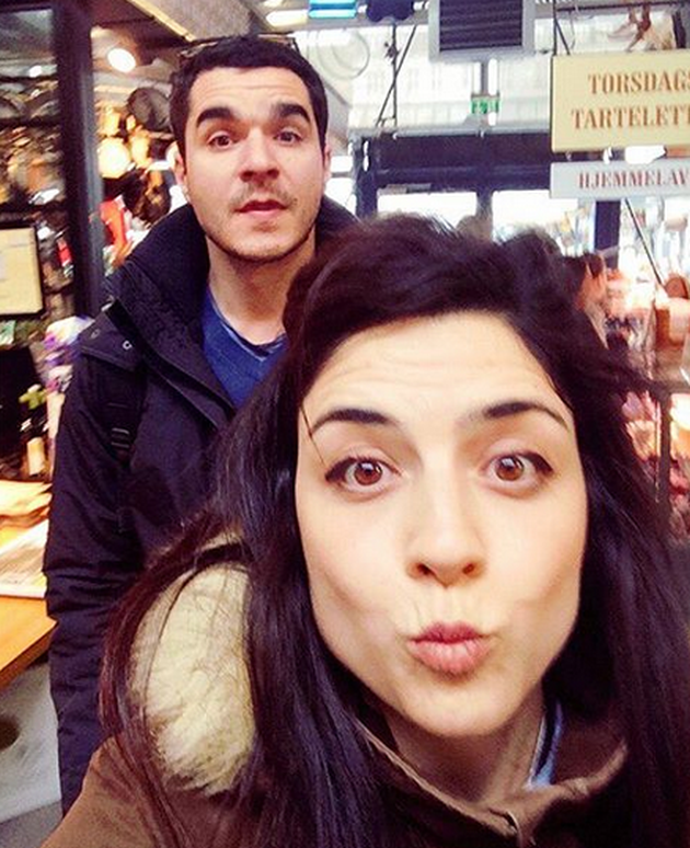 Selfie Αλέξανδρος Τράκας και Κατερίνα Αργυρού