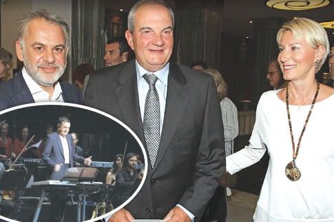 Στη συναυλία του Σπανουδάκη ο Καραμανλής και η Νατάσα του