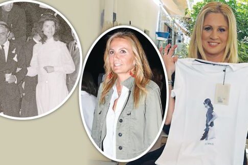 Η Τζάκι Ο στα... t-shirts της Μαρέβας