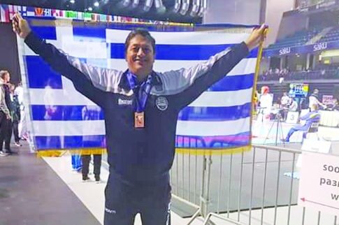 Λυκειάρχης, άσος του τάε κβον ντο, βγήκε τρίτος  στο Πανευρωπαϊκό Πρωτάθλημα στην Εσθονία