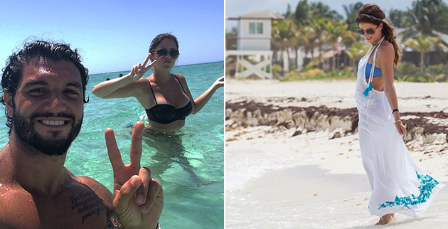 Σε διακοπές με τον σύζυγό της