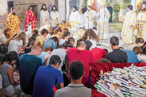 Ευλόγησαν τους μαθητές πριν από τις πανελλαδικές