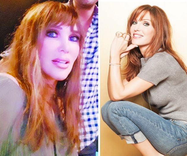 Σερέν Σερενγκίλ και δεξιά η Βίκυ Χατζηβασιλείου