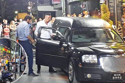 Χαμός στη Λάρισα με τη νεκροφόρα του «Bachelor»