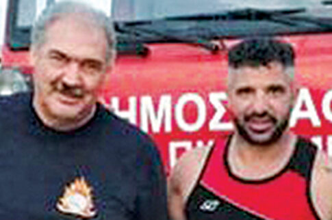 Ηρθε από τη Χίο με δικά του έξοδα και ρίχτηκε στη μάχη της κατάσβεσης