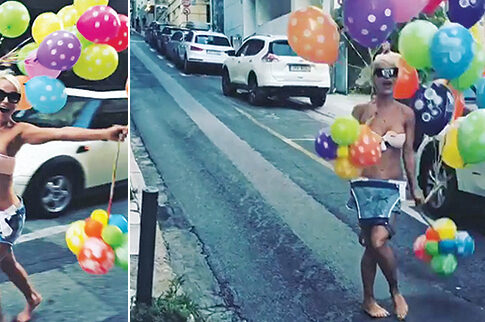 Καλογρίδη σε... παράκρουση στην καρδιά του Κολωνακίου