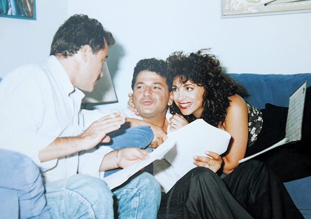 Σε πρόβα με συναδέλφους της