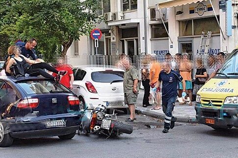 Τροχαίο σαν σε ταινία!