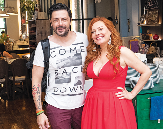 Με τον Γιώργο Χειμωνέτο