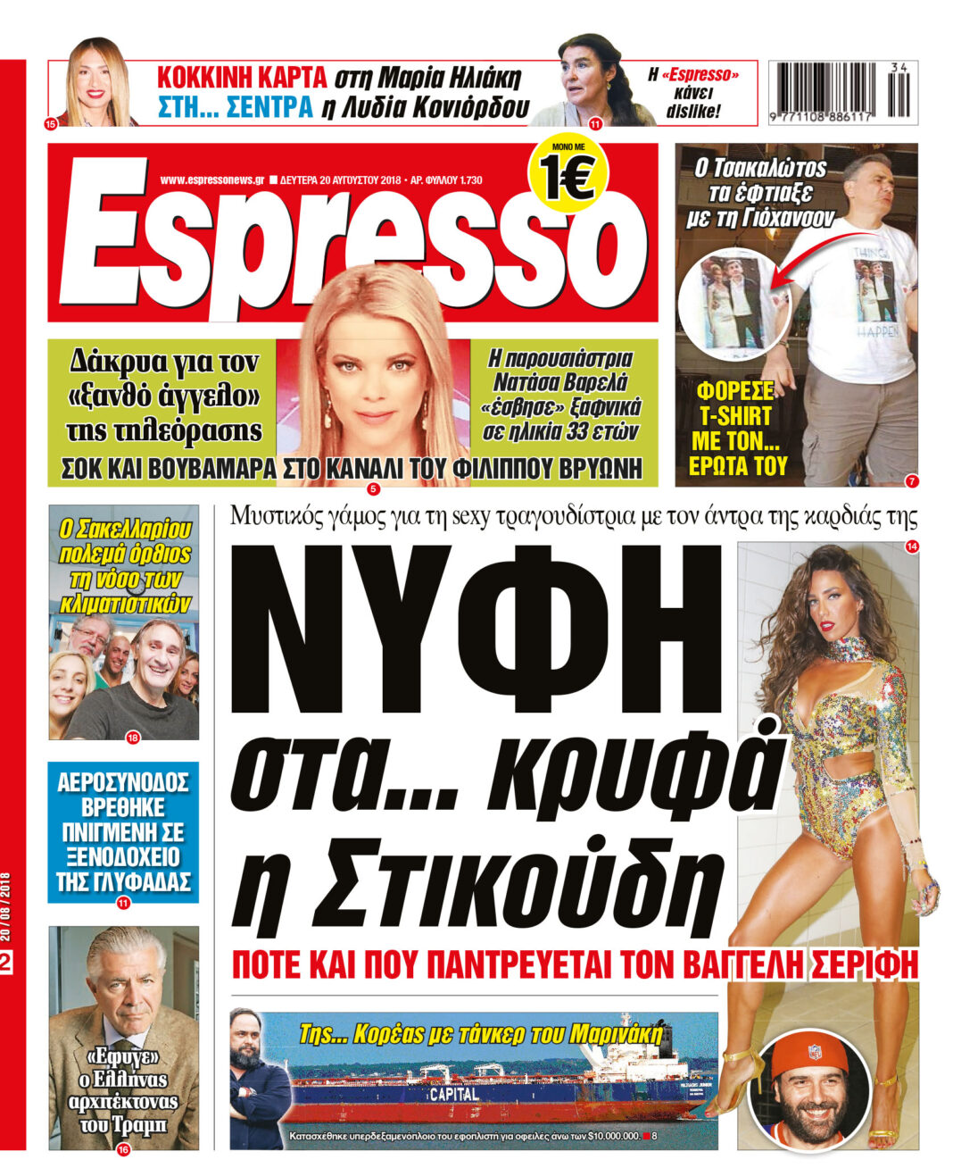 Δευτερα 20.08.18