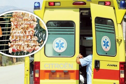 Αδιανόητο! Στραβοκατάπιε το σουβλάκι που έτρωγε και «έσβησε»!