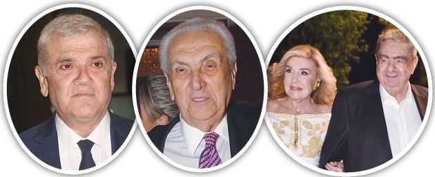 Από αριστερά: Δημήτρης Μελισσανίδης, Δημήτρης Κοντομηνάς, Μαριάννα και Βαρδής Βαρδινογιάννης