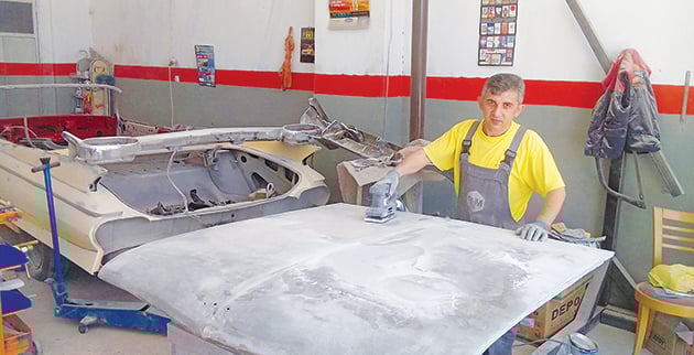 Σε φανοποιείο της Πτολεμαΐδας