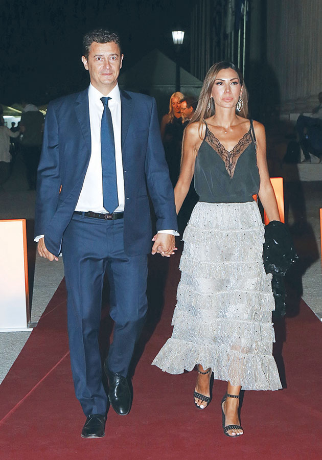 Ο Αντώνης Σρόιτερ με τη σύζυγό του Ιωάννα Μπούκη