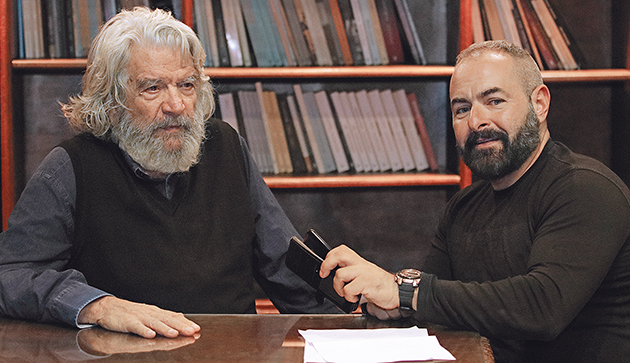 Με τον Νίκο Νικόλιζα