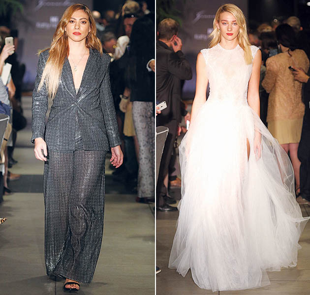 Αριστερά: Ευρυδίκη Βαλαβάνη. Δεξιά: Ντάρια Τουρόβνικ