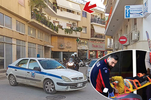 Επεσε από το μπαλκόνι και τον βρήκαν έπειτα από τρεις ώρες