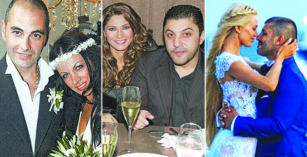 Οι Γεράσιμος Μαυράκης και Νένα Χρονοπούλου την ημέρα του γάμου τους