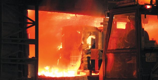 Στο φουλ οι κλίβανοι του εργοστασίου στη Βοιωτία