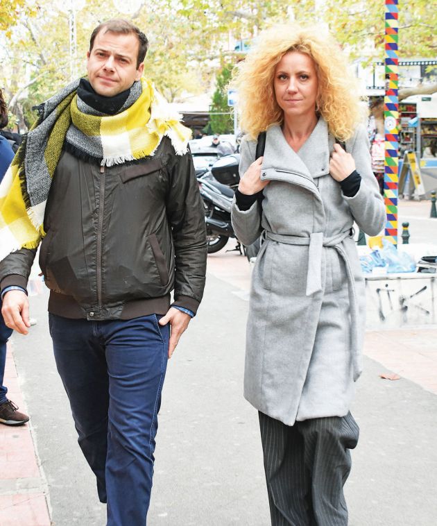 Χαλαροί o Ορέστης Τζιόβας και η Κατερίνα Φλώρου