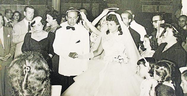 Στιγμιότυπο από τον γάμο της με τον Δημήτρη Νικολαΐδη