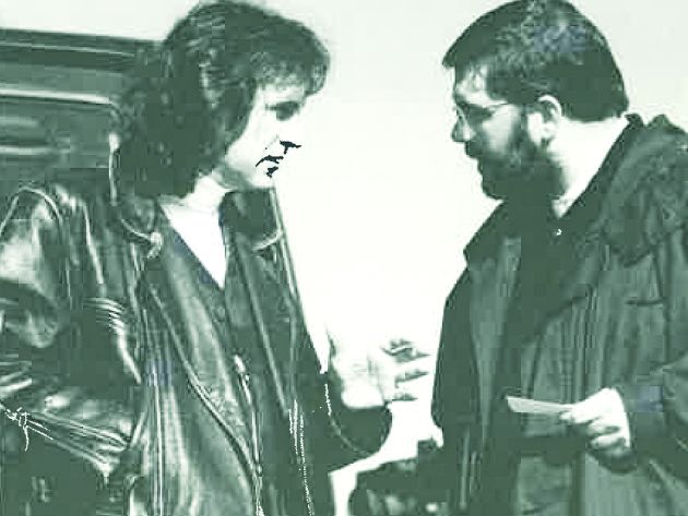 Με τον συγγραφέα του βιβλίου και φίλο του επί 30 χρόνια Θανάση Λάλα