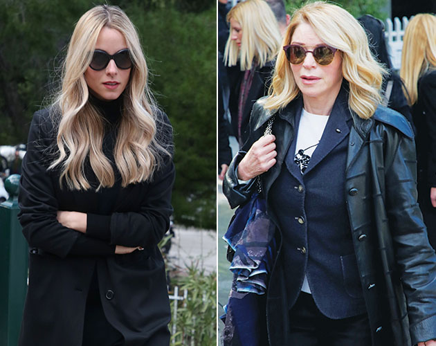 Αριστερά: Απαρηγόρητη η Δούκισσα Νομικού. Δεξιά: Η Ελλη Στάη