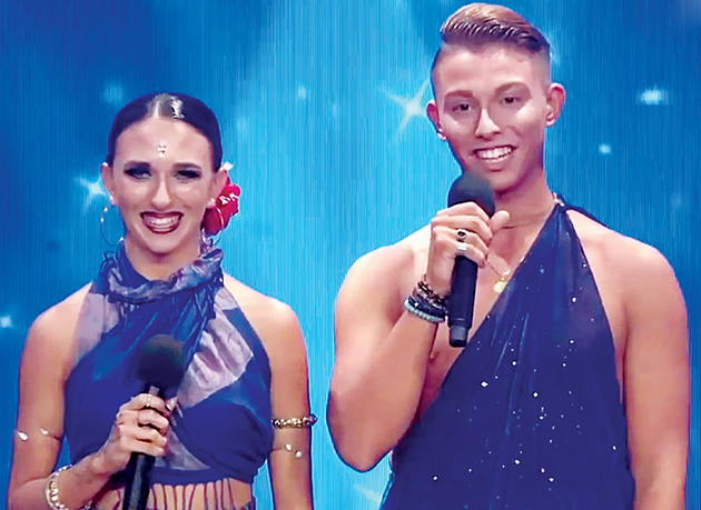 Με την παρτενέρ του στο «Ελλάδα, έχεις ταλέντο»