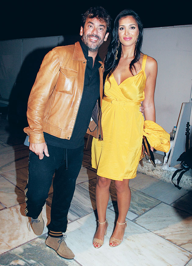 Σε νυχτερινή έξοδο με την Ιλεάνα Λουδάρου