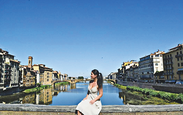 Στον ποταμό Αρνο στη Φλωρεντία