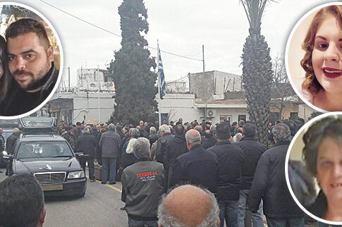Τελευταίο «αντίο» στην Κρήτη για μητέρα, δύο κόρες και γαμπρό, που πνίγηκαν μέσα σε Ι.Χ. στον Γεροπόταμο