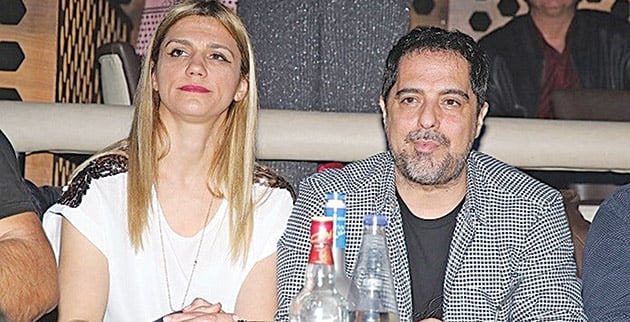 βραδινή έξοδος με τη σύντροφό του