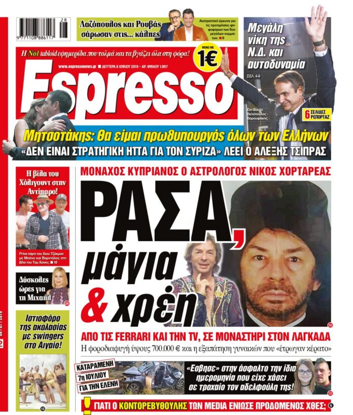 Δευτερα 08.07.19