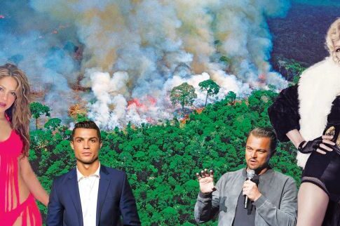 Οργή των stars για τον Αμαζόνιο που φλέγεται