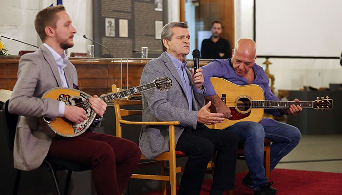 Η παρουσίαση της βιογραφίας του Μαργαρίτη στην Παλαιά Βουλή