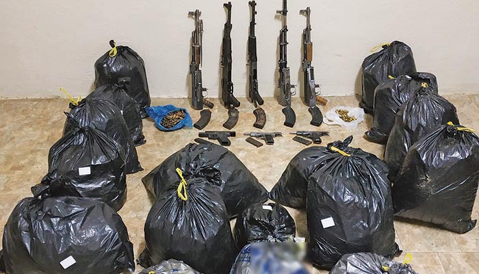 Οπλοστάσιο σε «καβάντζα» ναρκεμπόρων στη Φλώρινα