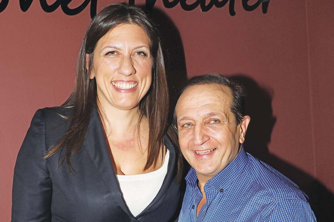 «Πλεύση» Κωνσταντοπούλου στο Coronet για τον... σύντροφο Μπιμπίλα