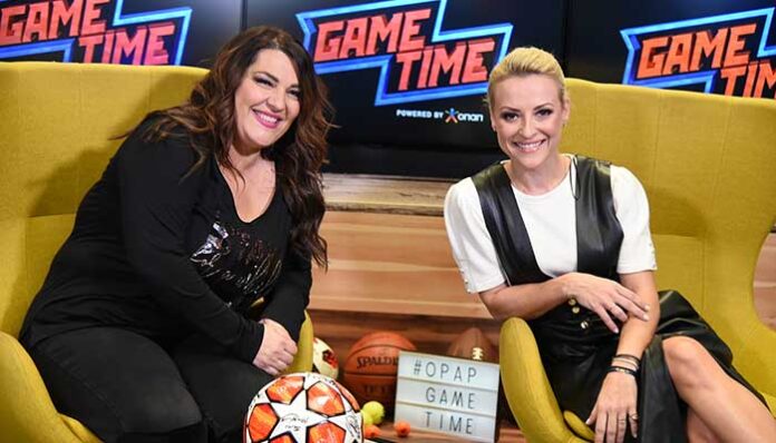 Η Κατερίνα Ζαρίφη παίζει μεγάλη μπάλα στο Game Time του ΟΠΑΠ