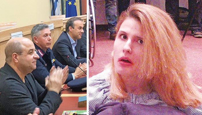 Μάρκος Σεφερλής και δήμαρχος Γλυφάδας στο πλευρό της Μυρτώς