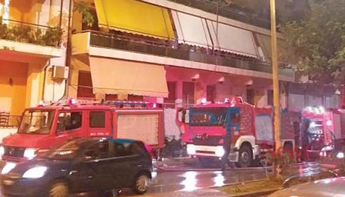 Η πολυκατοικία στην Καλαμάτα