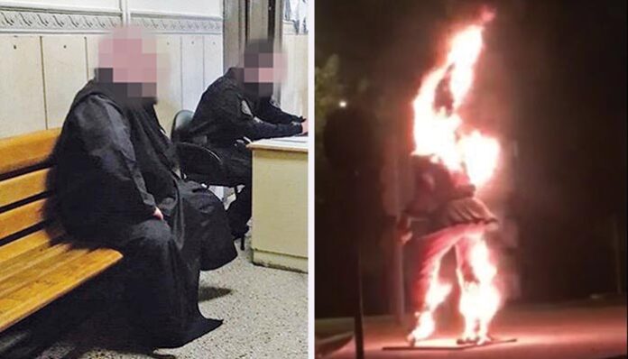 Ιερέας πυρπόλησε καρναβαλικές κατασκευές στην Πάτρα