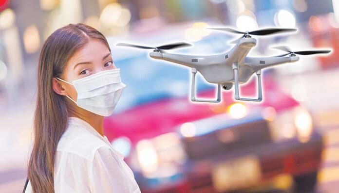 «Αστυνομία» κορονοϊού με drones!