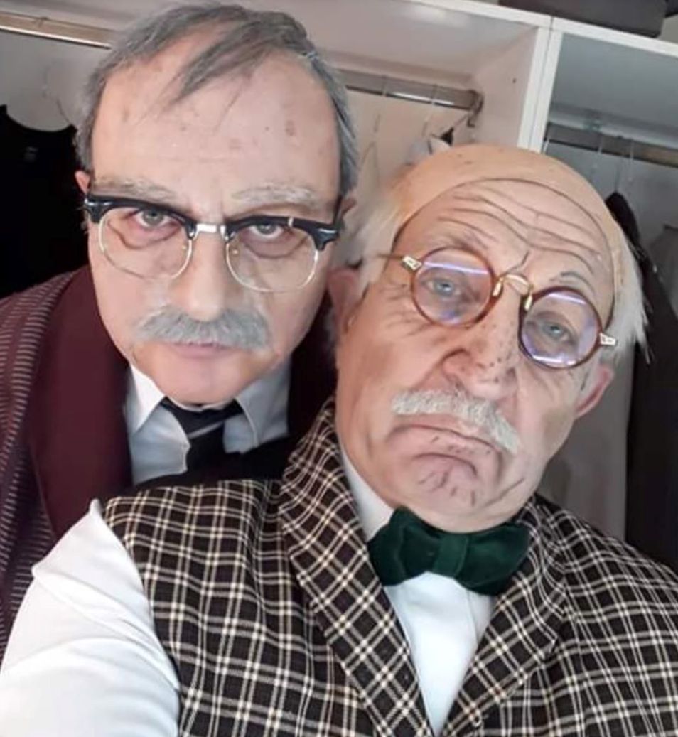 γιωργος γαλιτης με τον συμπρωταγωνιστή του Σπύρο Μπιμπίλα