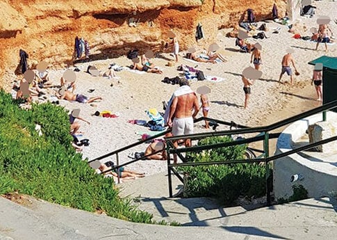Αναστέναξαν οι παραλίες από τους ανεύθυνους που προκάλεσαν το lockdown στις μετακινήσεις